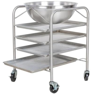 China Sustainable mobile stainless steel mixing bowl stand with any quart. Mixing Bowl and Tray Slides for sale