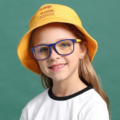 China Cheap Factory Price TPEE AC Lens Flexibility Acrylic Frame Children Comfortable Wearing Anti Blue Light Ray Glasses for sale