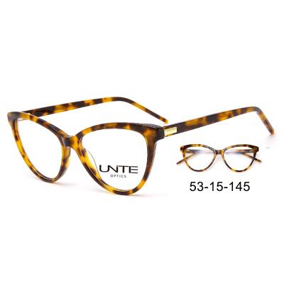 China For Classic River Acetate Premium Quality Monocle Reading Glass Eyeglasses Frames Women Cat Eye Reading Glasses for sale