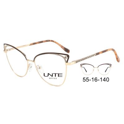 China Italian Latest Design Wholesale Price Women River Optical Glass Glasses Comfortable Wearing Frames For All Face for sale