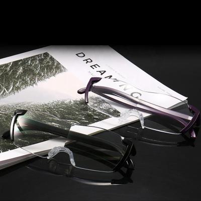 China Amazon Slim Best Selling Eyewear Product Bigger And Clearer 160% Magnifying Glasses Great Vision For Reading for sale