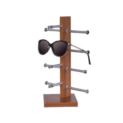 China Factory direct sale eco-friendly professional buy one stage sunglasses countertop display rack eco-friendly wood rack for counter for sale