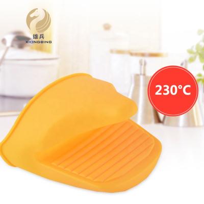 China Printed Heat Resistant Oven Mitt And Pot Holders Best Commercial Kitchen Silicone Pad Working Hand Customized 110*110*25mm 50.00 for sale