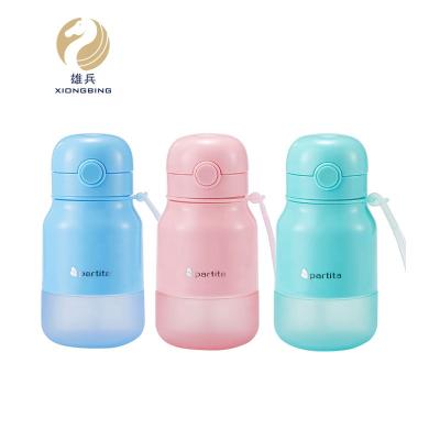 China Viable Water Bottle Custom Collapsible Silicone Logo With Straw For Kids And Children Applicable For Boiling Water CLASSIC for sale