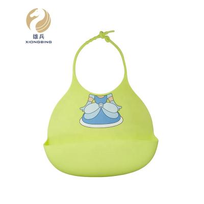 China Custom Viable OEM Silicone Baby Bibs In Custom Size Opp Bag, Can Be OEM Welcomed LFGB Customized Mold And 75 Printed for sale