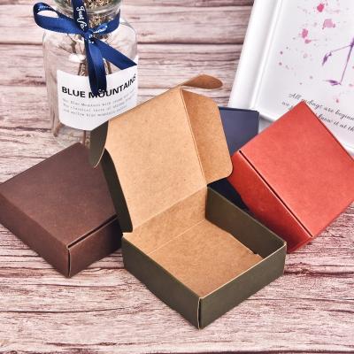 China OEM Recyclable Custom Brown Kraft Paper Soap Box 2019, Low Price China Recycle Handmade Soap Box Packaging, Cheap DIY Craft Soap Packaging Box for sale