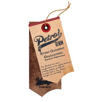 China Recyclable Cheap Luggage Tag Custom , Brown Kraft Paper Clothes Hanger Tag , Garment Paper Tag for sale