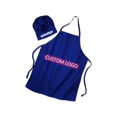 China Chef Cleaning BBQ Hat and Apron Set, Social Distancing BBQ and Team Parties Apron and Hat Set for sale