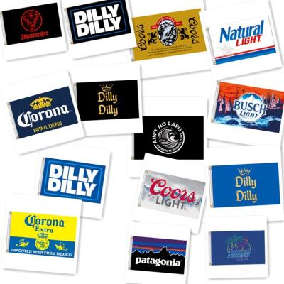 China Outdoor Funny Banner Hanging Flag 90x150cm Dilly Dilly Flag Cool Beer Flags Beer Beverage Advertising for sale