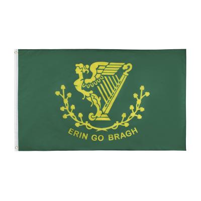 China Wholesale hanging banner irish erin 90x150cm go bragh flag ireland flag for sale