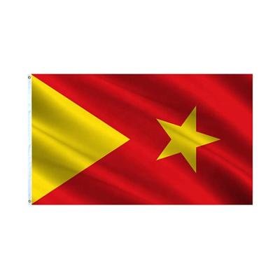 China Hanging Tigray Region Flag 3x5 ft Indoor Outdoor Banner With Grommets Double Wall Stitched Flags for sale