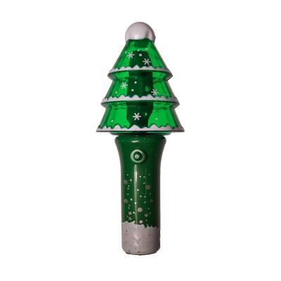 China Newish baby xmas flashlight toys led light up magic spinning santa tree snowman Christmas light for sale