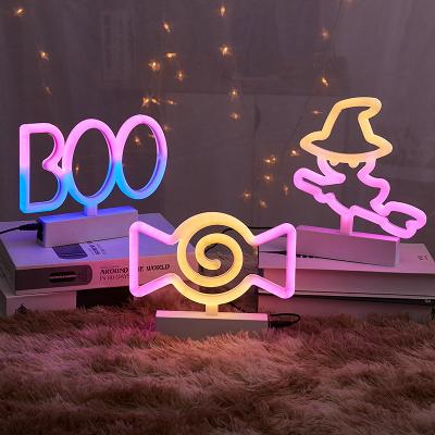 China Colorful Led Neon Light Sign For Room Home Party Halloween Decoration for sale