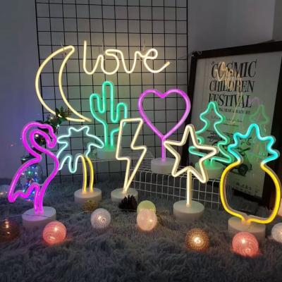 China Fashion Battery Powered Neon Light Lamp Led Neon Light For Party Decoration for sale