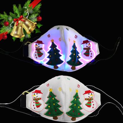 China Kanlong new DJ colorful mask LED rave party Christmas LED flashing mask for festival club for sale