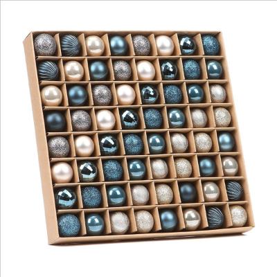 Chine Nouveau Noël ornemente 3 gadgets étrangers d'arbre de Noël de costume de boules de Noël de paquet de carton de cm64pcs à vendre