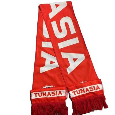 China 2022 Soccer Teams Long Cup 32 New Custom Football Team Scarf Custom Printing Polyester for sale