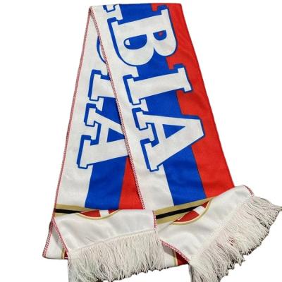 China Wholesale Custom Russia Soccer Scarf 2022 Long Cup Fans Cheerleaders Favorite Football Scarves for sale