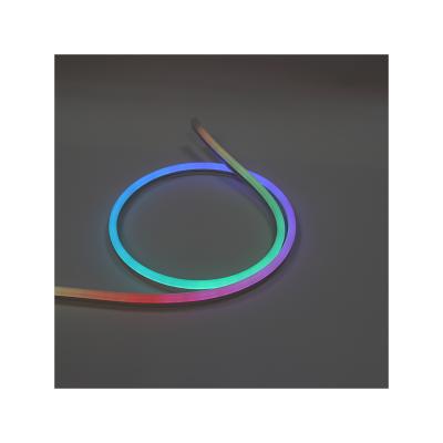 China The flexible tube neon changing the degree 5005 RGB color silicone 360 LANDSCAPE 1023 led rope light for sale