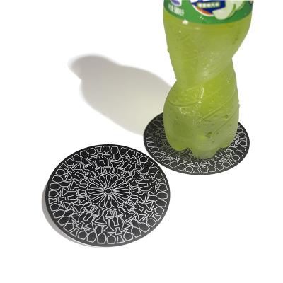 China Durable mats and pads table decoration and accessories type and europe style metal coaster for sale