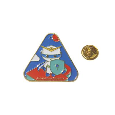 China Wholesale Custom Europe Manufacturer Metal Logo Cheap Soft Enamel Pop Button Pin Pin Lapel Badge for sale