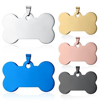 China Regilious Amazon Hot Sales Custom Laser Logo Stainless Steel Blank Dog Tag for sale