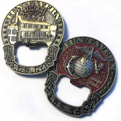 China Global Promotion Custom Zinc Alloy Metal Round Challenge Coin Beer Bottle Opener for sale