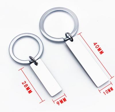 China Factory Price Design Metal Your Own Souvenir Gift Blank Stainless Steel Key Chain For DIY Logo Custom Design Made To Order for sale