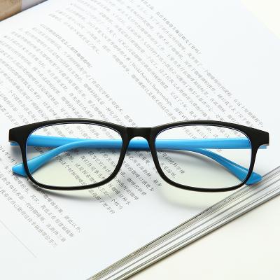 China Cheap blue light/uv400 CY007 anti blue light blocking computer glasses in kids or adults size square 2 color optical frames 2021 for sale