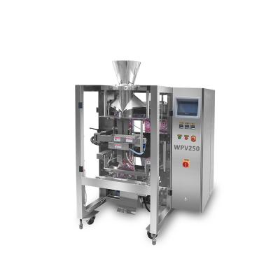 China Automatic Multifunctional Food Chips Snacks Candy Packing Machine for Heavy Food Packing with Multihead Weigher for sale