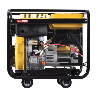 China Small Generator Supply Electric Power Home 3KW Portable Single Three Phase Small Standby Diesel Generator Set for sale