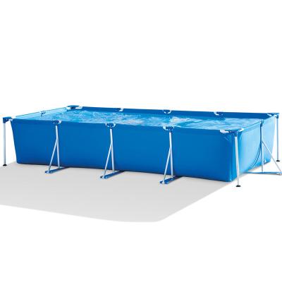 China Customized Large Portable Rectangular Family Party Rectangular Outdoor Camping Hike Traveling Inflatable Swimming Pool for sale