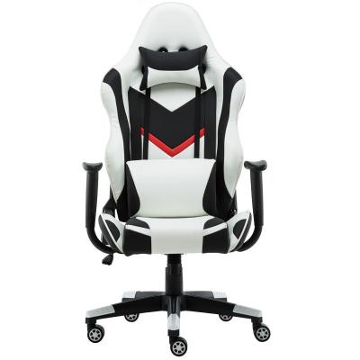 China (Size) High PU Adjustable Modern Adjustable RGB Ergonomic Adult Leather Back Racing Computer PC Gamer Gaming Chairs for sale