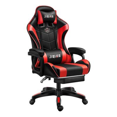 China OEM ODM Silla Gamer Ergonomic PC Gaming Swivel (Height) Adjustable RGB LED Light Cheap Racing Gaming Chair for sale