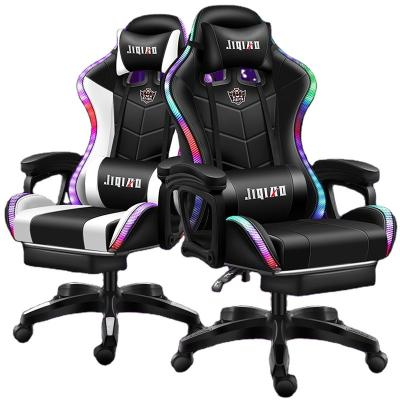 China Silla Gamer (Height) Custom Cheap Price Adjustable High End PU Recliner Computer Leather PC Packing Gaming Chair With Footstool for sale