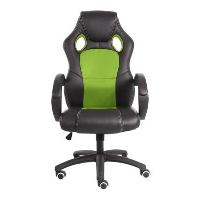 China Adult Ergonomic Recliner Full Armrest Adjustable Green Modern PU Leather Office Recliner Racing Computer PC Gamer Gaming Chairs for sale