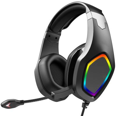 China China Economic Supplier Professional USB 3.5MM RGB Light Noise Canceling Adjustable Band PS4 Gaming Headset for sale