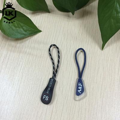 China Zipper puller nickel free fancy leather for 3#5#8#10#luggage bag non-lock PVC puller zipper for sale