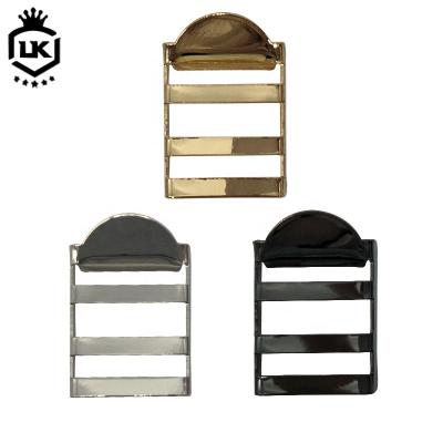 China LanKe Eco-friendly Hot Selling Bags Accessories Quick Adjust Buckle Metal Ladder Lock Buckle for sale