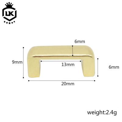 China LanKe 13MM 15MM 20MM 25MM Leather Bag Upscale Buckle Bridge Connector Luggage Accessories Eco-friendly Hardware for sale