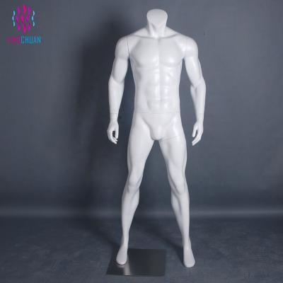 China Fiberglass Muscular Male Mannequin Couples Sports Sports Model for sale