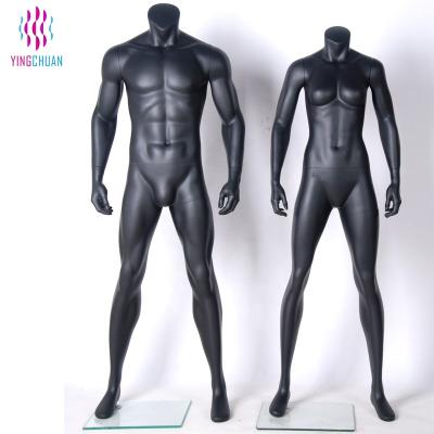 China Couple High Quality Sports Mannequin Male Headless Mannequin for sale