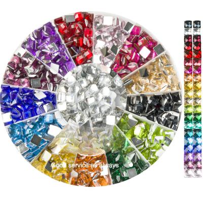 China CLASSIC E104 1000pcs/Bag Diamond Painting Accessories Square Rhinestones for Makeup Diamond Art Accessories Tools Diamond Painting Beads for sale