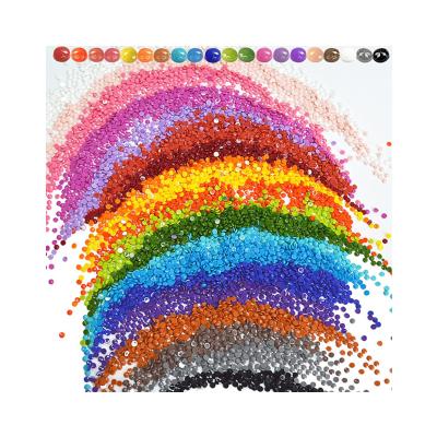 China CLASSIC ZA-9- Hot Sale DMC 447 color AB round/square diamond beads diamond painting drills Jelly drills bright shinny diamond beads for sale