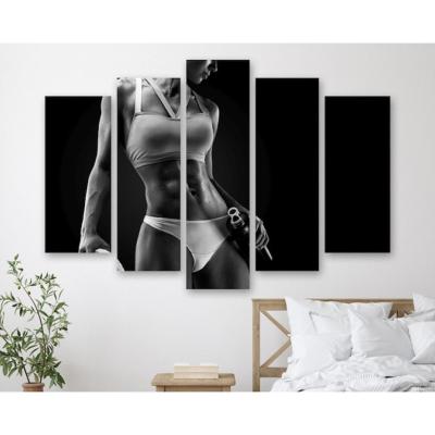 China Modern R-DZ01 Modern Home Decor Poster Custom Picture Canvas Digital Printing Sexy Nude Wall Art Oil Painting for sale