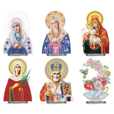 China Cartoon R-BJP01-305 Home Decor Crystal Mosaic Art Desktop Ornament DIY 3D Diamond Painting Table Decoration for sale