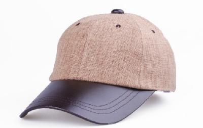 China Supplier sport cap Highquality blank Coffee and khakihat for linen leather snapback cap manufacturer cowl hats 58CM-62CM for sale