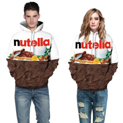 China 80%  polyester  Food Thin 3d Sweatshirts woman/man clothes Hoodies sweatshirts any color for sale