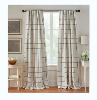 China Blackout Grommet Blackout Window Curtains For Living Room Blackout Ready Made Curtain for sale