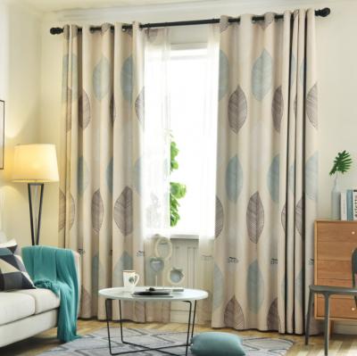 China Blackout Factory Supply European Style Texture Printed Designs Luxury Door Window Curtains For Living Room for sale